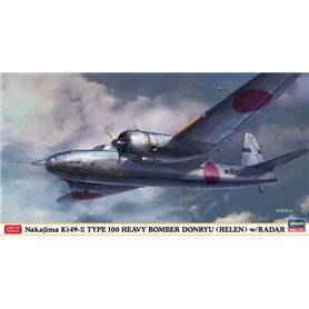 Hasegawa 1:72 Nakajima Ki-49-II Donryu / Helen - RADIO WARNING AIRCRAFT-EQUIPPED - LIMITED EDITION