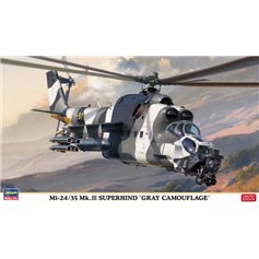 Hasegawa 1:72 Mil Mi-24 / Mi-35 Mk.III Super Hind - GRAY CAMOUFLAGE - LIMITED EDITION 