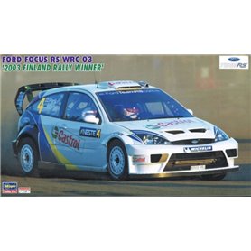 Hasegawa 1:24 Ford Focus RS WRC 03 - 2003 RALLY FINLAND WINNER