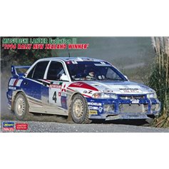 Hasegawa 1:24 Mitsubishi Lancer Evolution III - 1996 RALLY NEW ZEALAND WINNER - LIMITED EDITION