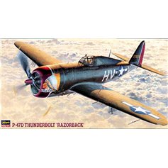 Hasegawa 1:48 Republic P-47D Thunderbolt - RAZOR BACK