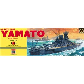 Hasegawa 1:450 IJN Yamato - JAPANESE BATTLESHIP - SUPER DETAIL