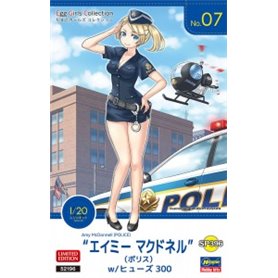 Hasegawa 1:20 EGG GIRLS - ARMY MCDONELL POLICE z HUGHES 300