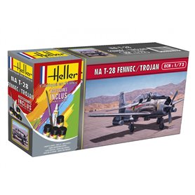 Heller 1:72 North American T-28 Fennec / Trojan - STARTER SET - z farbami