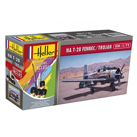 Heller 56279 Starter Set - North Am.T-28 Fennec/Tr