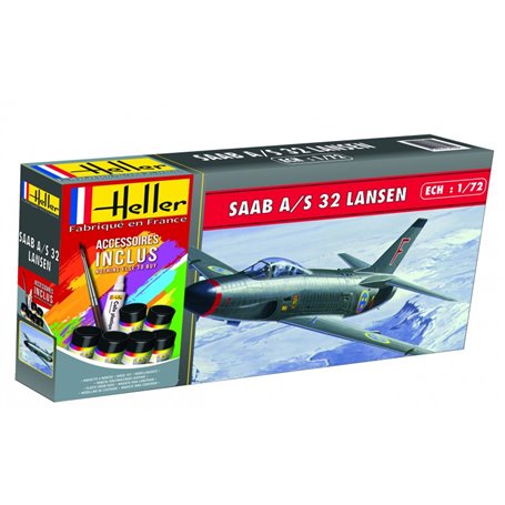 Heller 56343 Starter Set - SAAB 32 Lansen 1/72