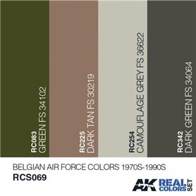 AK-Intertive Belgian Air Force 1970s Colors Set