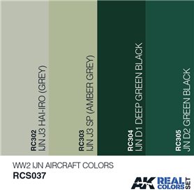 AK Intertive RCS037 Zestaw farb IJN WWII AIRCRAFT COLORS