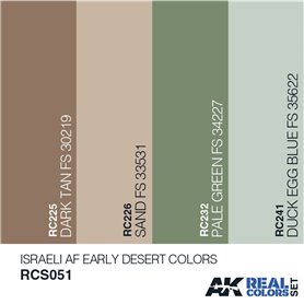 AK-Intertive ISRAELI AF Early Desert Colors Set