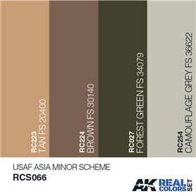 AK Intertive RCS066 Zestaw farb USAF ASIA MINOR SCHEME