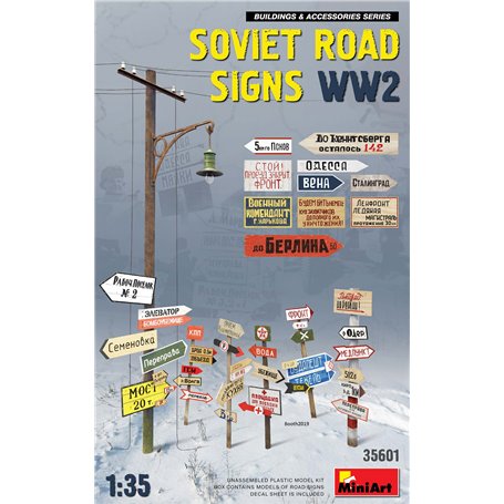 Mini Art 35601 Soviet Road Signs WWII