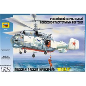 Zvezda 1:72 Kamov Ka-27 Helix D - RESCUE HELICOPTER