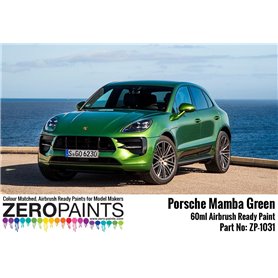 ZERO PAINTS 1031 - Porsche Mamba Green 60ml 