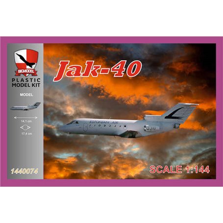 Big Model 1440074 Jak-40 Estonian Air