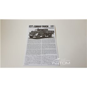 Tamiya 1:35 GERMAN 3TON 4X2 CARGO TRUCK