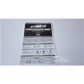 Tamiya 1:24 Lancia Stratos Turbo - SILVER COLOR PLATED