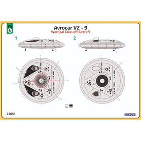 Fly 72051 Avrocar VZ-9  1/72