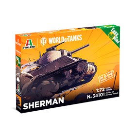 Italeri 34101 World of tanks Sherman fast assembl