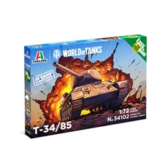 Italeri 1:72 WORLD OF TANKS - T-34/85 - EASY TO BUILD