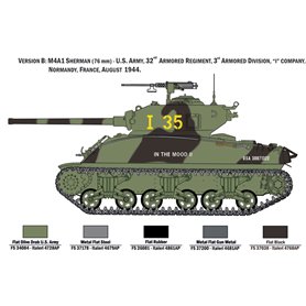 Italeri 6568 1/35 M4A1 Sherman with Infantry