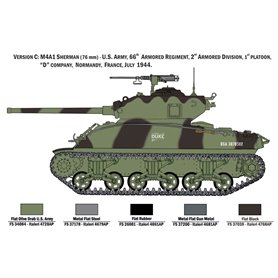 Italeri 6568 1/35 M4A1 Sherman with Infantry