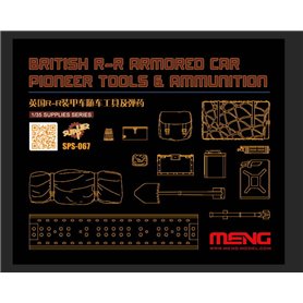 Meng SPS-067 BRITISH R-R ARMORED CAR TOOLS AND AMMUNITION