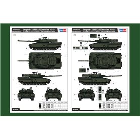 Hobby Boss 1:35 Leopard C2 Mexas - CANADIAN MBT