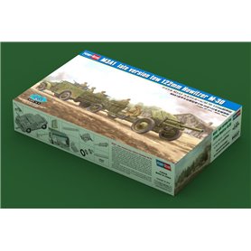 Hobby Boss 84537 M3A1 late vers. tow 122mmHowitzer