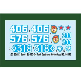 Hobby Boss 84543 Soviet SU-122-54 Tank Destroyer