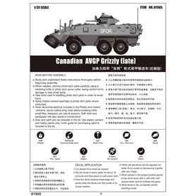 Trumpeter 1:35 AVGP Grizzly 6x6 - późna wersja
