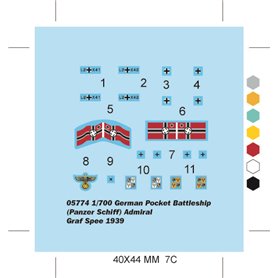 Trumpeter 05774 1/700 Ad. Graf Spee