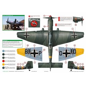 Exito EXITO DECALS 1:72 Kalkomanie LUFTWAFFE GROUND ATTACKERS - cz.1