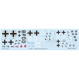 Exito EXITO DECALS 1:72 Kalkomanie LUFTWAFFE GROUND ATTACKERS - cz.1