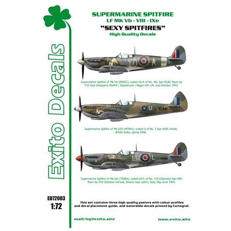 Exito ED72003 1/72 Sexy Spitfires