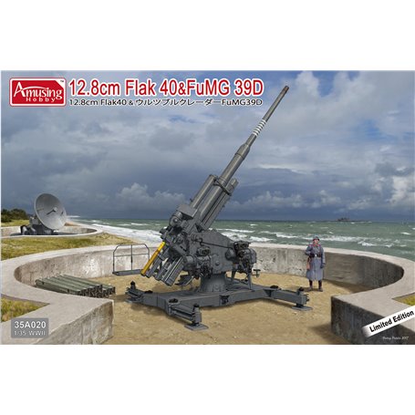 Amuzing 35A020 12.8cm Flak 40&FuMG 39D