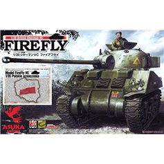 Asuka 1:35 Sherman Vc Firefly - POLISH EDITION - polskie oznaczenia