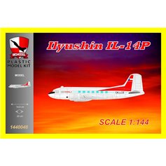 Big Model 1:144 Ilyushin Il-14 - CZECH OK-LCE