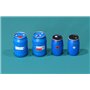 Plastic chemical storage drums Set#1