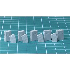 2 cm FlaK38 ammo boxes and magazines.