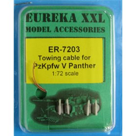 Eureka XXL 1:72 Liny holownicze do Pz.Kpfw.V Panther Ausf.G