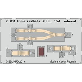 F6F-5 seatbelts STEEL AIRFIX