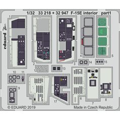 Eduard ZOOM 1:32 Elementy wnętrza do F-15E dla Tamiya