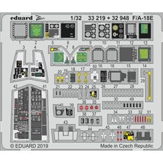 Eduard ZOOM 1:32 Elementy wnętrza do F/A-18E dla Revell