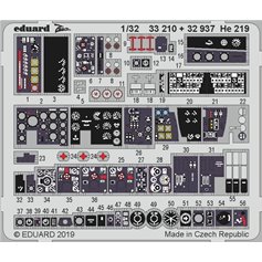 Eduard ZOOM 1:32 Cockpit elements for Heinkel He-219 / Revell