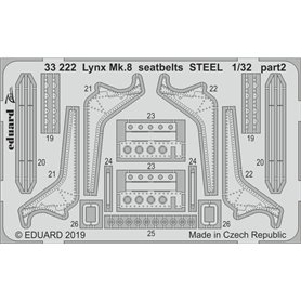 Lynx Mk.8 seatbelts STEEL REVELL
