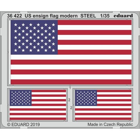 US ensign flag modern STEEL 1/35