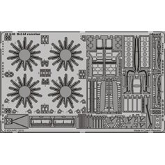 Eduard 1:48 Elementy zewnętrzne do B-24J dla Revell / Monogram