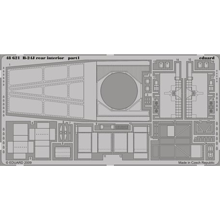 B-24J rear interior REVELL/MONOGRAM