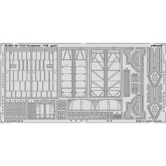 Eduard 1:48 Elementy zewnętrzne do Heinkel He-111 H-16 dla ICM