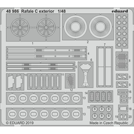 Rafale C exterior REVELL